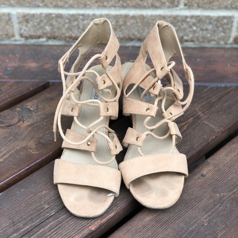 Steve Madden Wedge Lace Up Sandals
